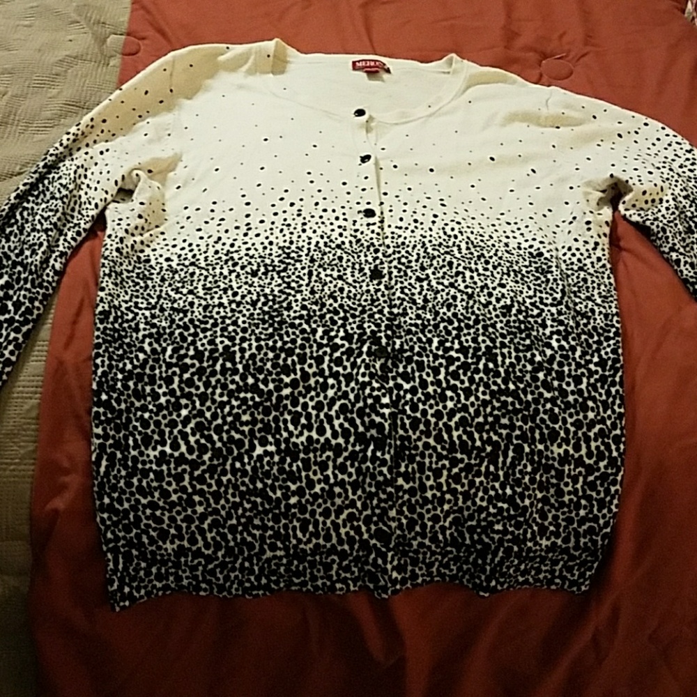 Plus size merona button up cardigan